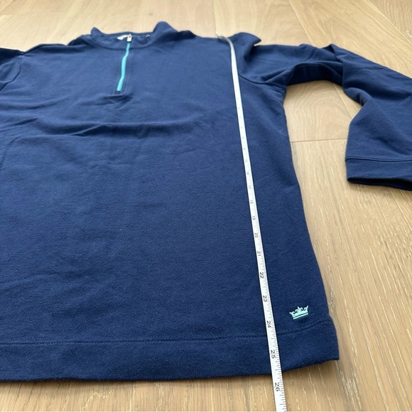 Peter Millar Quarter Zip Mens Small Sweater Sweatshirt Pima Cotton Modal Alpaca - Picture 14 of 14